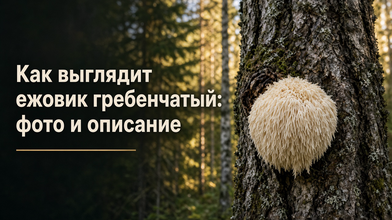 Как выглядит ежовик гребенчатый: фото и описание