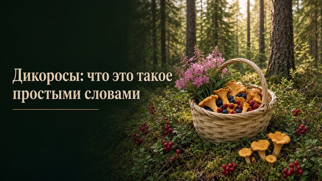 Дикоросы: что это такое простыми словами